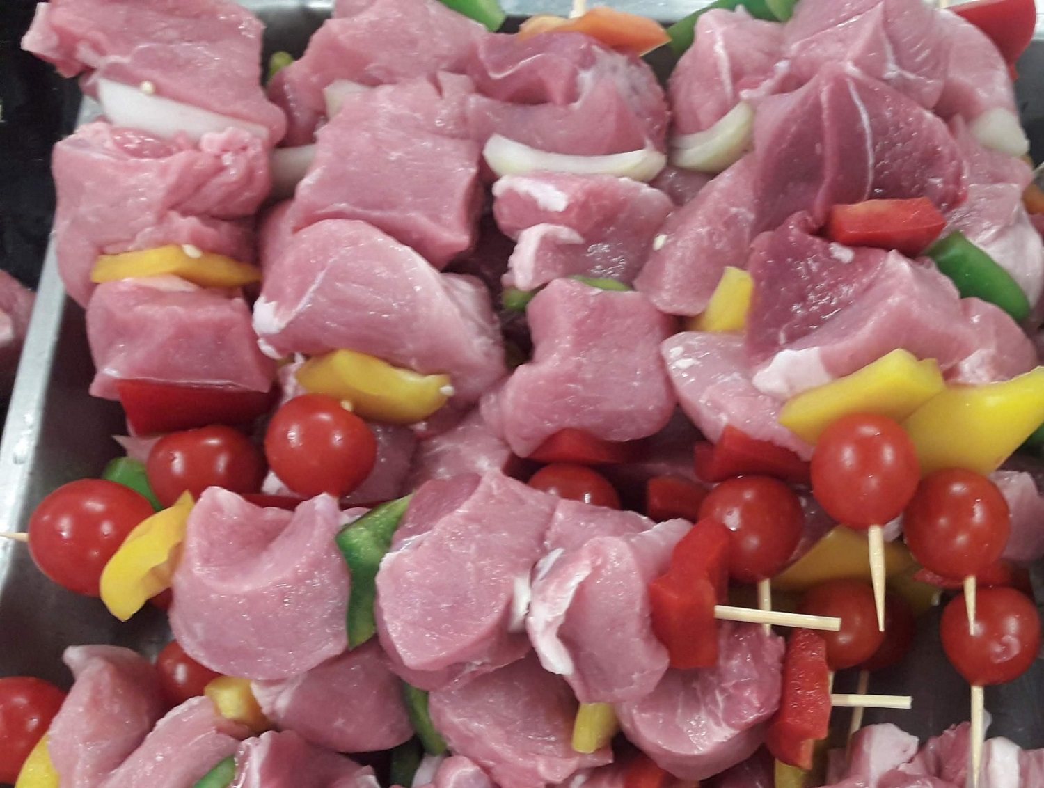 brochette de porc